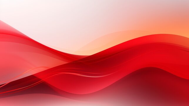 abstract red wave