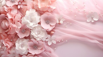 close up of pink flowers