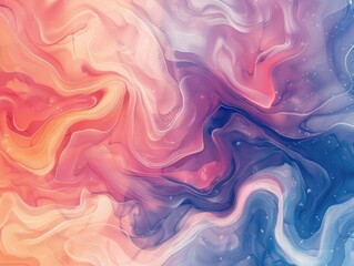 Obraz premium A vibrant and dynamic abstract artwork featuring a swirling pattern of colors