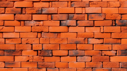 Obraz premium orange brick wall background