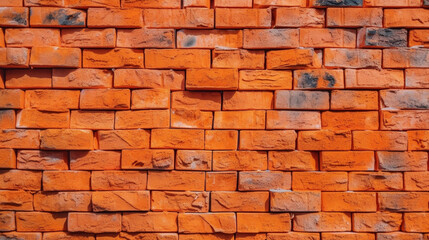 Obraz premium orange brick wall background