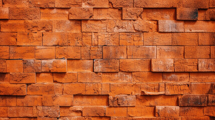 Obraz premium orange brick wall background