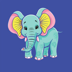 elephant logo icon Silhouette vector art illustrator