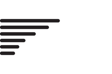 Center align Line Icon Set. Text align center button symbol in black and blue color.