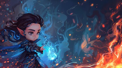 Legendary Chibi Healer Harnessing Wearable Power to Cure and Protect the Realm of Avalon