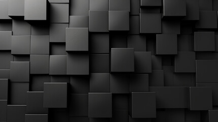 Close up volume realistic texture cubes isolated black background
