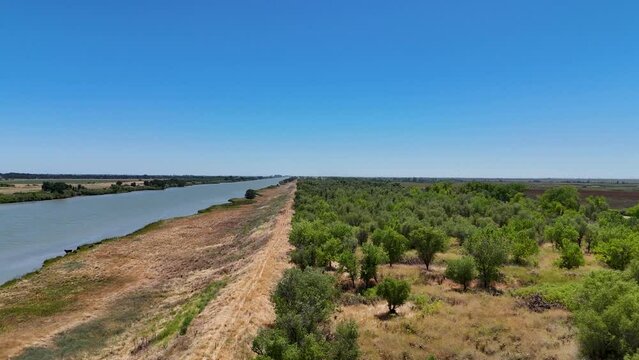 Sacramento Delta Drone Flyover