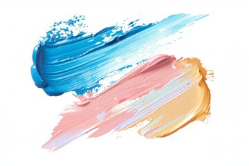 Creamy Glazing Acryl Brush Stroke,Creamy Glazing Acryl Brush Strokes