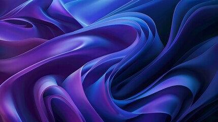Obraz premium Abstract Purple And Blue Swirling Pattern