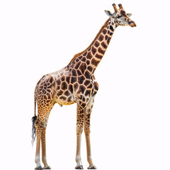 Obraz premium giraffe isolated on white