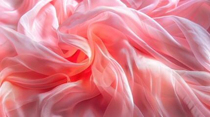 Obraz premium Softly draped silk knitted fabric background for postcard design