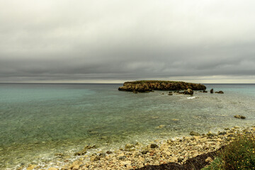Tranquil Shoreline at Sant Adeodat Beach, Menorca