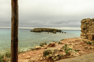 Tranquil Shoreline at Sant Adeodat Beach, Menorca