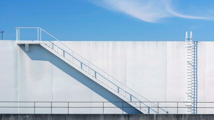 Fototapeta premium tanks in a factory