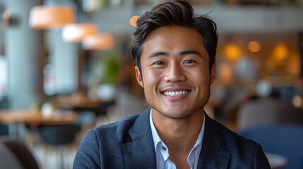 Smiling Man With Glasses