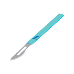 surgical scalpel icon vector illustration design template