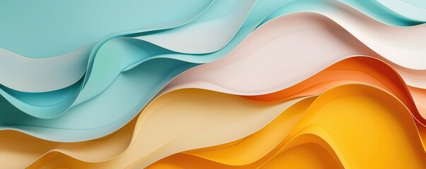 abstract background with waves