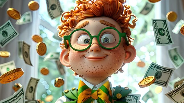 Playful 3d character with whimsical design. Best for captivating social media posts or adding a touch of humor to blog visuals.