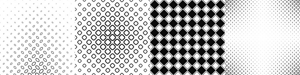 Black and white pattern collection
