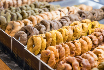 Taralli Napoletani in a bakery shop 