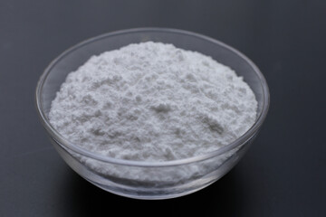 Bowl of baking soda, Sodium bicarbonate powder