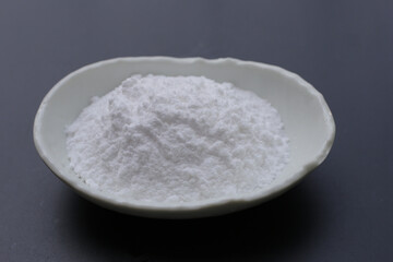 Bowl of baking soda, Sodium bicarbonate powder