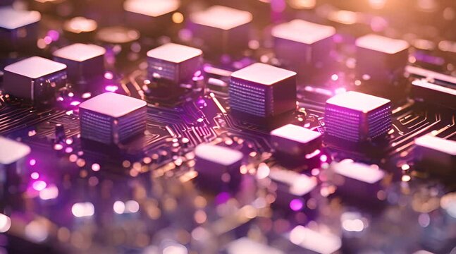 Cybersecurity background, cinematic.