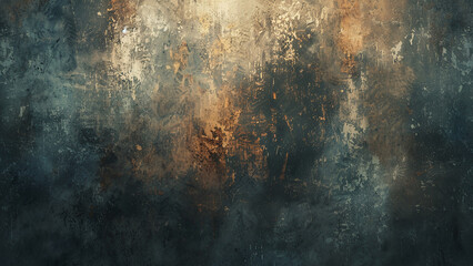 Fototapeta premium Abstract Aeon: Timeless Wallart Capturing the Transient Dance of Gold and Bronze Hues as Wallpaper