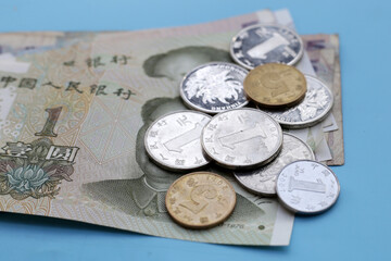 Chinese money, Yuan banknotes and coins