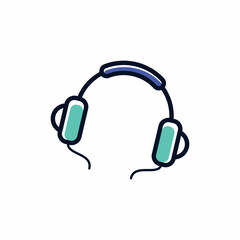 headphones headset music audio icon