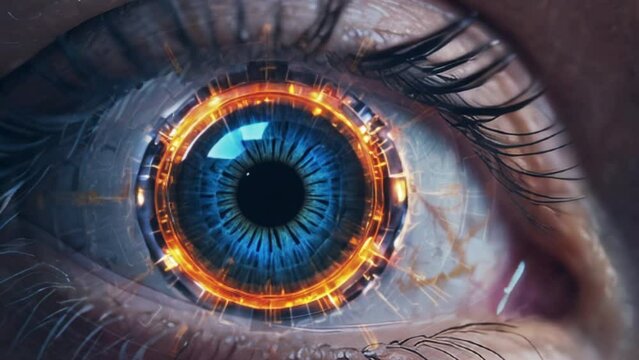 Gaze into the Future: The Eye of Tomorrow's AI. Generated with Ai