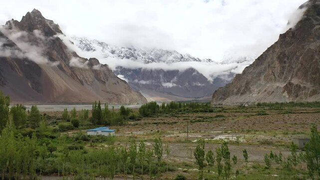 Low Flying near Passu in Gilgit Baltistan