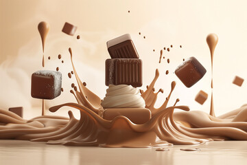 chocolate dessert soft style