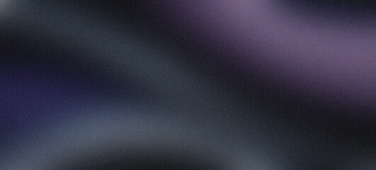 Experience a mesmerizing blend of black, navy, lavender, and silver in an abstract wave pattern. The grainy texture adds depth and character to the vibrant gradient background.