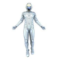 サイバーマン　3DCGレンダリング