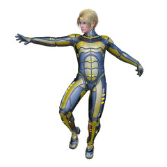 サイバーマン　3DCGレンダリング