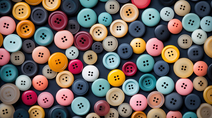 Fototapeta premium A Symphony of Buttons