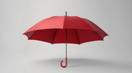 Red umbrella. It is a simple yet elegant design that would be perfect for a rainy day.