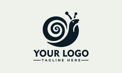 Snail Vector Logo symbolize Perseverance, Adaptability, and the Beauty of Finding Your Own Pace A Timeless Design for Nature, Wellness, and Education Brands