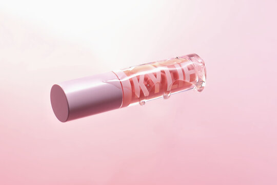 Kylie cosmetic lip gloss, beauty brand, Spain, Vitoria-Gasteiz, June of 2024