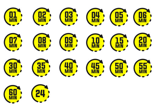 chronometer timer set from 1 min to 10 min,15 in,20min,25min,30,35,40,45,50,550,60 and 24h