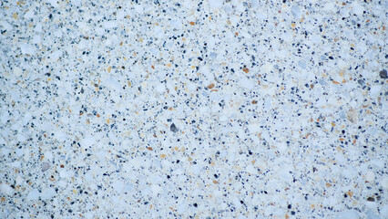 terrazzo flooring pattern old texture small stone black and crack cement white background with copy space add text, marble, granite