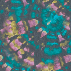 Tie Dye Swirl Paint. Green Print Tye Die. Spiral Blue Circle. Neon Dyed Print. Circle Tie Dye Stripe. Black Curve Watercolour. Seamless Dark Circle. Vector Old Shirt Background. Tie Dye Swirl Circle.