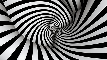 A mesmerizing spiral optical illusion that draws you in and makes you feel dizzy.