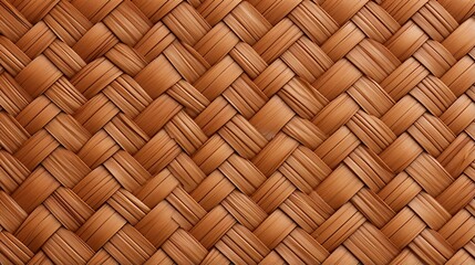 Woven straw texture. Natural material background. Basketry seamless pattern.