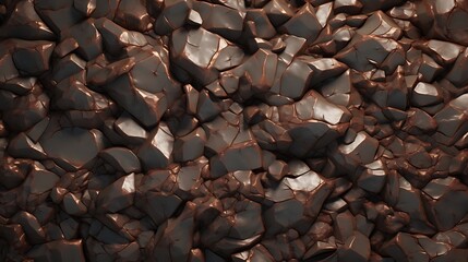Abstract background of a rough rocky surface in shades of brown.