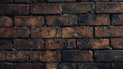Obraz premium Vintage style brown brick wall with space for text design