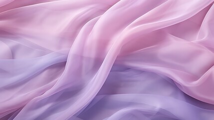 Fototapeta premium Gradient pink silk fabric with smooth folds.
