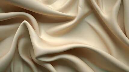 Obraz premium Soft and elegant, this cream-colored silk fabric is perfect for any occasion.
