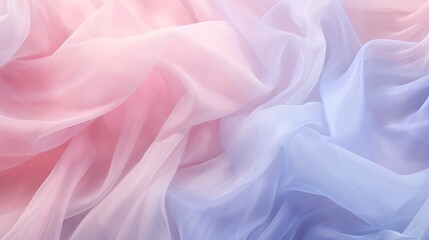Obraz premium Gradient pink and blue silk fabric.